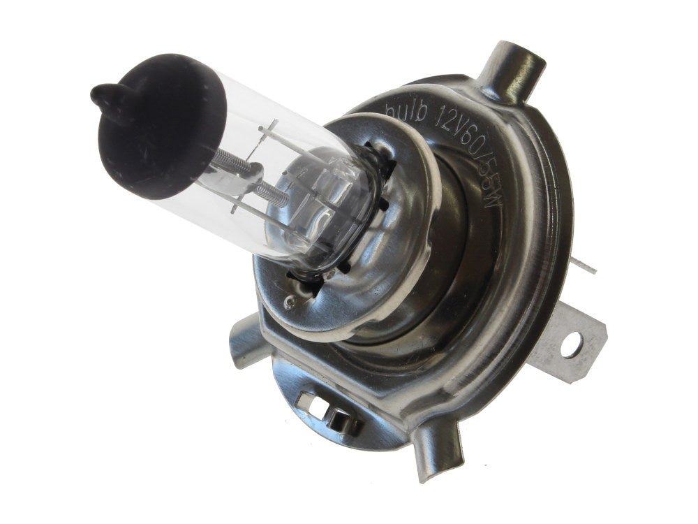 H4 60/55W Clear Headlight Bulb. - Cycle Pro LLC