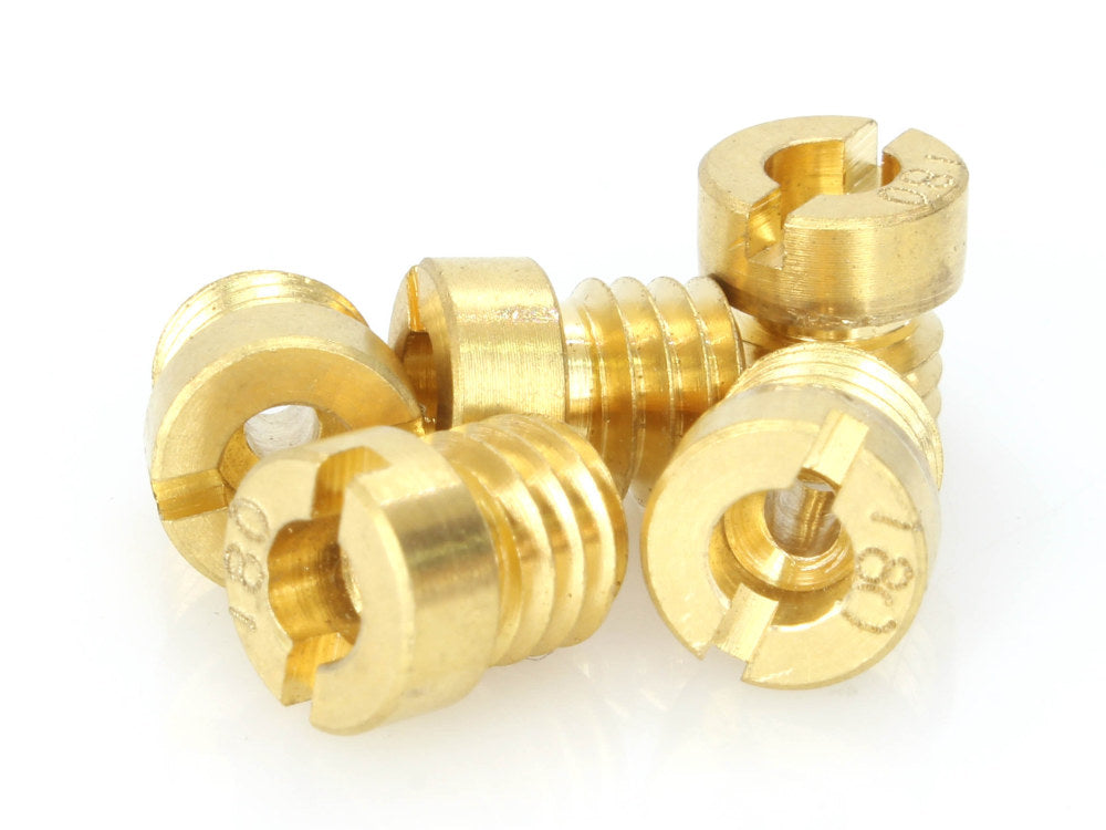 CV Main Jet # 180 - Pack 5. - Cycle Pro LLC