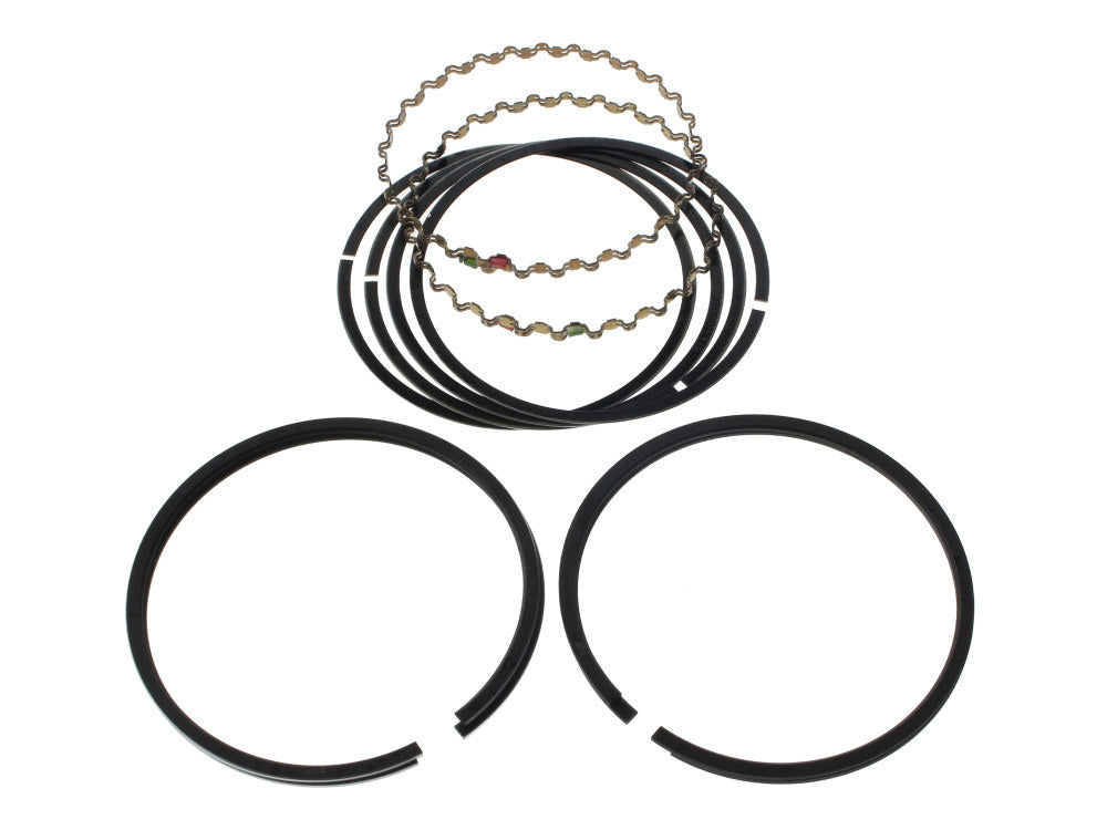 +0.010in. Oversize Piston Rings. Fits Evolution Big Twin 1984-1999 & 1200cc Sportster 1988-2003. - Cycle Pro LLC