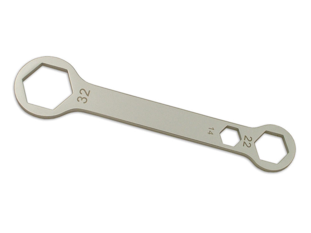 Combo Axle Wrench 14mm x 22mm x 32mm - Cruz Tools