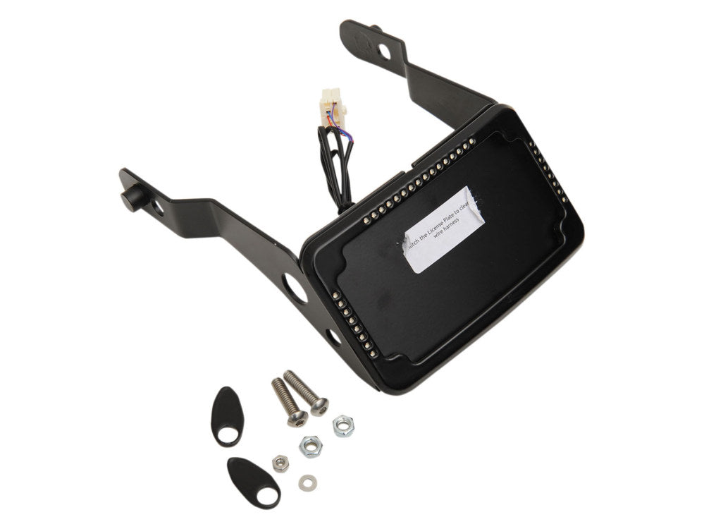 Tail Tidy Fender Eliminator Kit - Black with Run, Turn, Brake and Number Plate Lights. Fits Dyna Street Bob 2013-2017 and Dyna Low Rider 'S' 2016-2017. - Cycle Visions