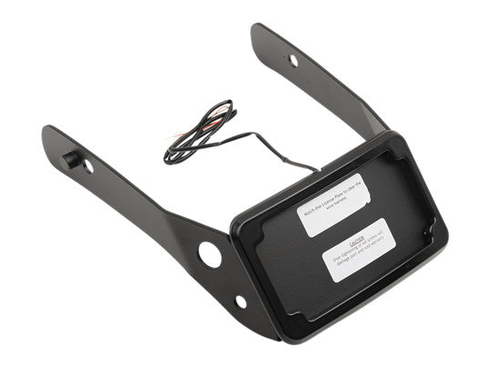 Tail Tidy Fender Eliminator Kit - Black with Number Plate Light Only. Fits Dyna Wide Glide 2010-2017. - Cycle Visions