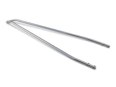 30in. Tall Attitude Stick Sissy Bar Upright - Chrome. Fits 6.88in. - 8.75in. Wide Side Plates. - Cycle Visions