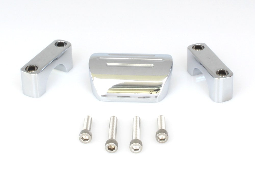 Speedo Bracket - Chrome. Fits 1in. Diameter T-Bars using Dakota MCL, MCV or MLX Series Gauges. - Dakota Digital