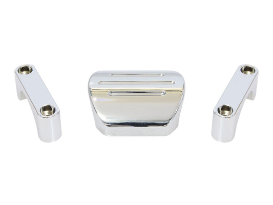 Speedo Bracket - Chrome. Fits 1-1/4in. Diameter T-Bars using Dakota MCL, MCV or MLX Series Gauges. - Dakota Digital