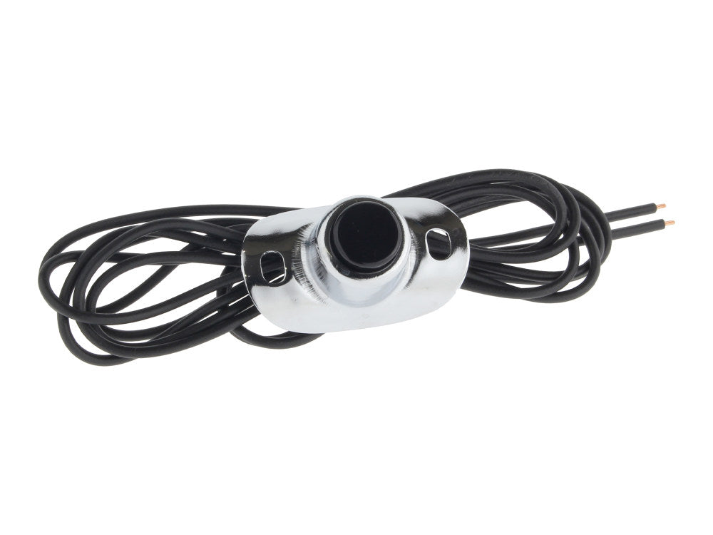Early Style Horn or Starter Switch - Chrome. Fits any 1in. Handlebar. - Daytona Japan