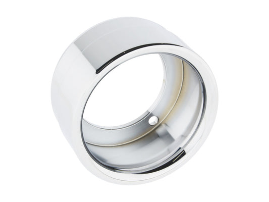 Straight Cut Billet End Cap - Chrome. Fits D&D Billet Cat 4in. Muffler. - D&D Exhaust