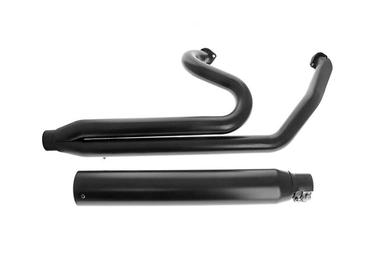 Billet Cat 2-into-1 Exhaust - Black. Fits CVO Touring 2023up, Street Glide & Road Glide 2024up, Touring 2025up - D&D Exhaust