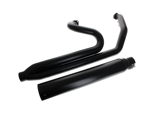 Diablo Gato Big Bore 2-into-1 Exhaust - Black. Fits Touring 2017up - D&D Exhaust