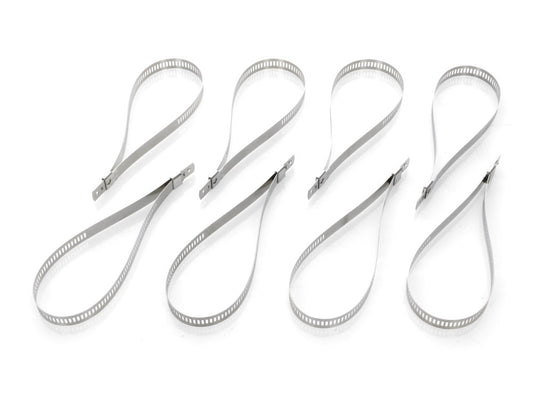 1/4in. Wide x 9in. Long Stainless Low Profile Ladder Tie - Pack 8 - Design Engineering Inc
