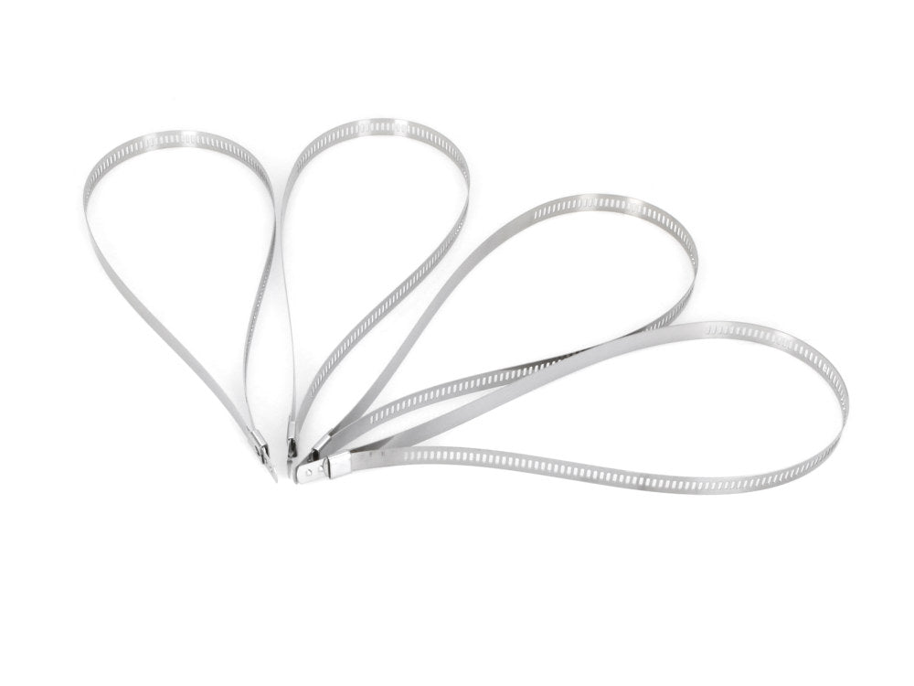 1/4in. Wide x 14in. Long Stainless Low Profile Ladder Tie - Pack of 4 - Design Engineering Inc