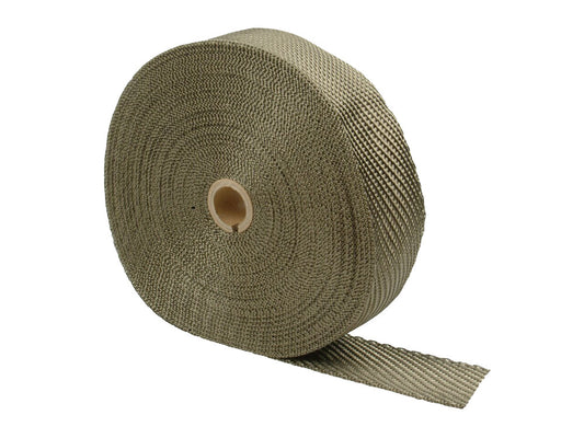 Titanium Heat Wrap. 2in. Wide x 100 Foot Roll. - Design Engineering Inc
