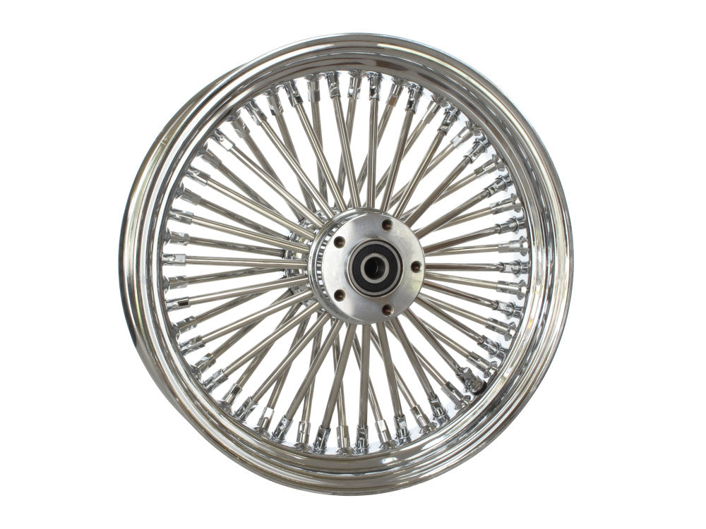16in. x 3.5in. Mammoth Fat Spoke Rear Wheel - Chrome. Fits Softail 2000-2007, Dyna 2000-2005, Sportster 2000-2004 & Touring 2000-2001. - DNA Specialty