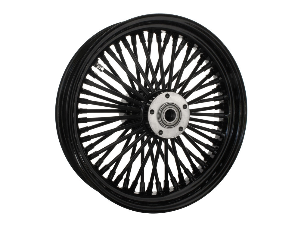 16in. x 3.5in. Mammoth Fat Spoke Rear Wheel - Gloss Black. Fits Softail 2011up. - DNA Specialty