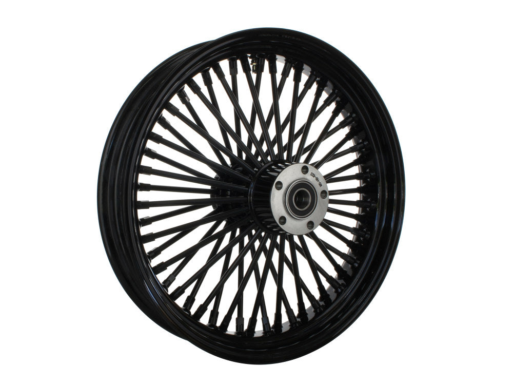 18in. x 3.5in. Mammoth Fat Spoke Rear Wheel - Gloss Black. Fits Softail 2011up. - DNA Specialty