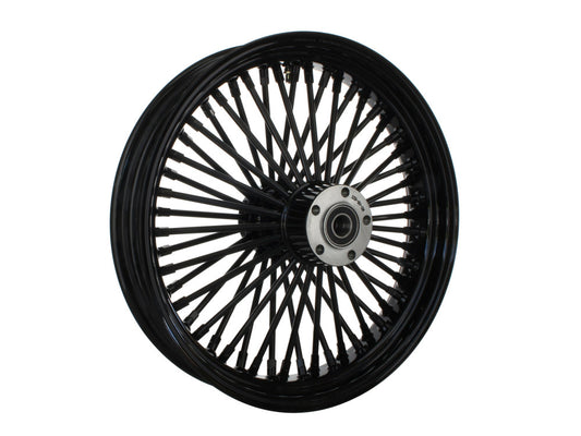 18in. x 3.5in. Mammoth Fat Spoke Rear Wheel - Gloss Black. Fits Softail 2011up. - DNA Specialty