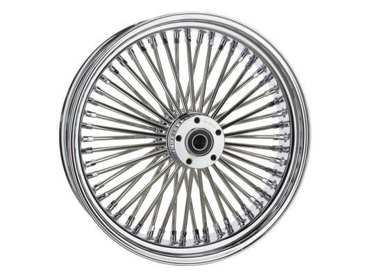 18in. x 4.25in. Mammoth Fat Spoke Rear Wheel - Chrome. Fits Dyna 2012-2017 & Sportster 2014-2021. - DNA Specialty