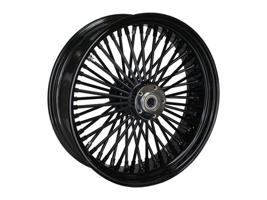 18in. x 5.5in. Mammoth Fat Spoke Rear Wheel - Gloss Black. Fits Dyna 2012-2017 & Sportster 2014-2021. - DNA Specialty
