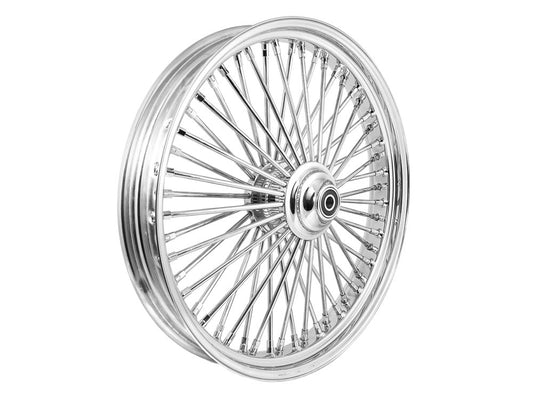 18in. x 5.5in. Mammoth Fat Spoke Rear Wheel - Chrome. Fits Dyna 2012-2017 & Sportster 2014-2021. - DNA Specialty
