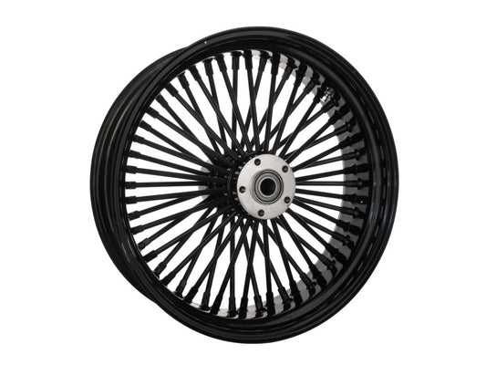 18in. x 5.5in. Mammoth Fat Spoke Rear Wheel - Gloss Black. Fits Softail 2008up. - DNA Specialty