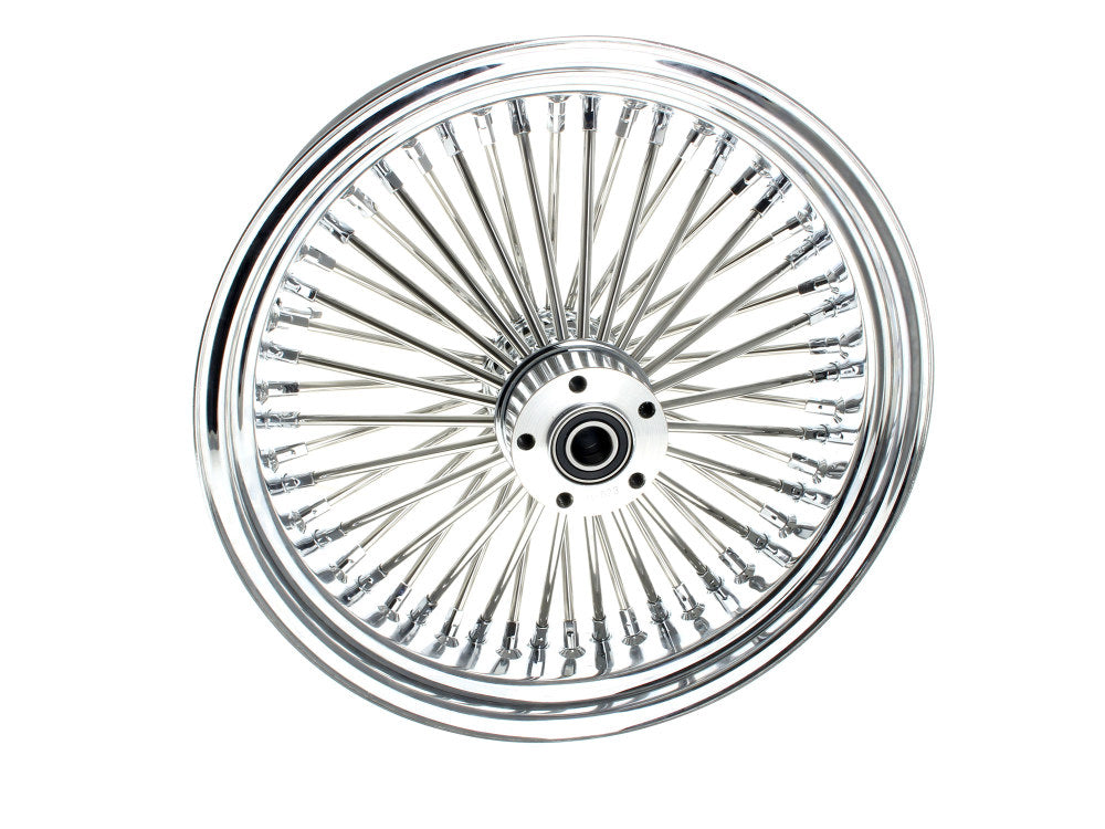 18in. x 5.5in. Mammoth Fat Spoke Rear Wheel - Chrome. Fits Softail 2008up. - DNA Specialty