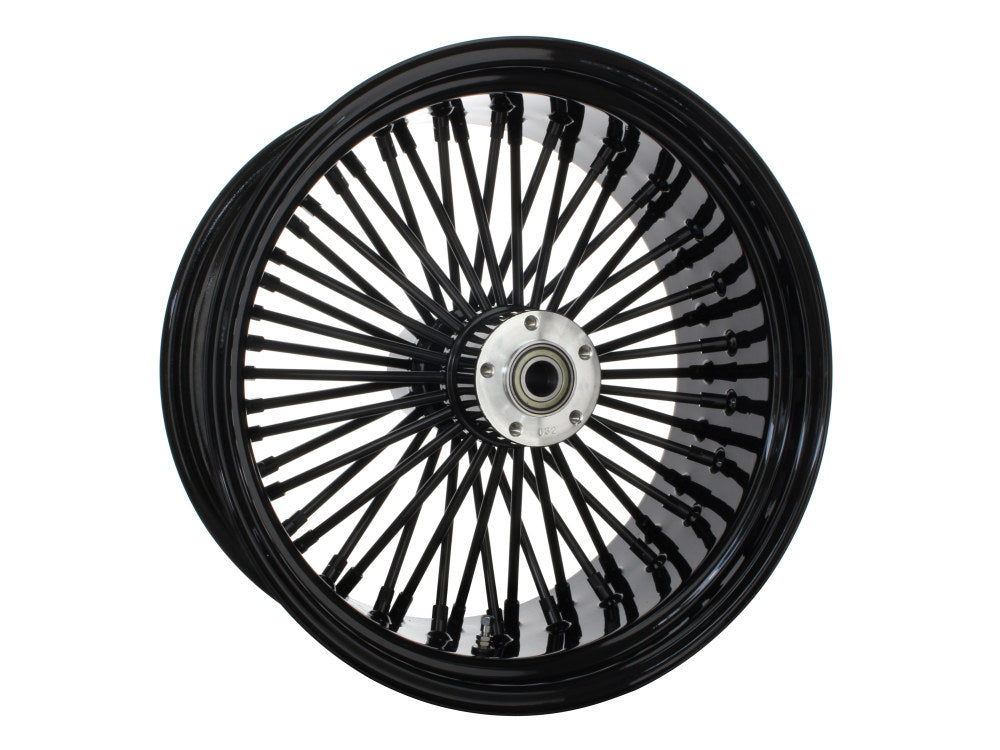 18in. x 8.5in. Mammoth Fat Spoke Rear Wheel - Gloss Black. Fits Softail Breakout 2013-2017 & Rocker 2011. - DNA Specialty