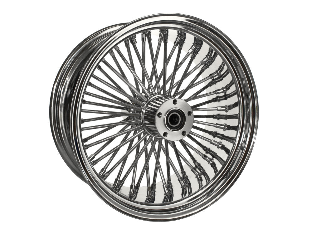 18in. x 8.5in. Mammoth Fat Spoke Rear Wheel - Chrome. Fits Softail Breakout 2013-2017 & Rocker 2011. - DNA Specialty