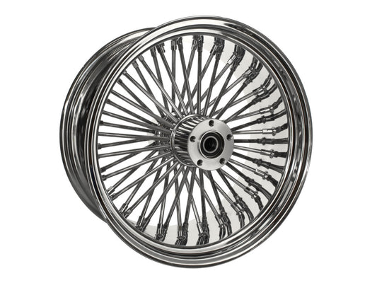 18in. x 8.5in. Mammoth Fat Spoke Rear Wheel - Chrome. Fits Softail Breakout 2013-2017 & Rocker 2011. - DNA Specialty