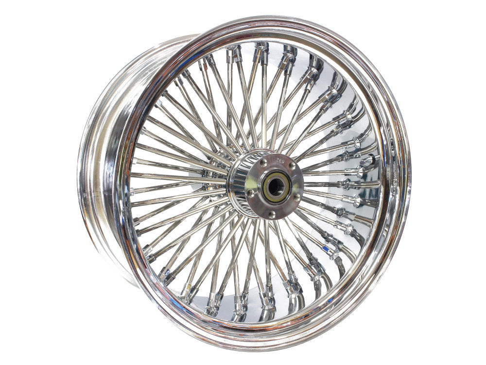 18in. x 8.5in. Mammoth Fat Spoke Rear Wheel - Chrome. Fits Breakout, Fat Boy & FXDR 2018up Models with ABS. - DNA Specialty