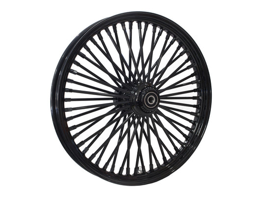 21in. x 2.15in. Mammoth Fat Spoke Front Wheel - Gloss Black. Fits FX Softail 2000-2006 & Dyna Wide Glide 2000-2005. - DNA Specialty