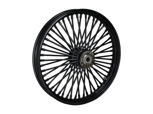 21in. x 2.15in. Mammoth Fat Spoke Front Wheel - Gloss Black. Fits Mid Glide Dyna 2012-2017 & FX Softail 2018up. - DNA Specialty