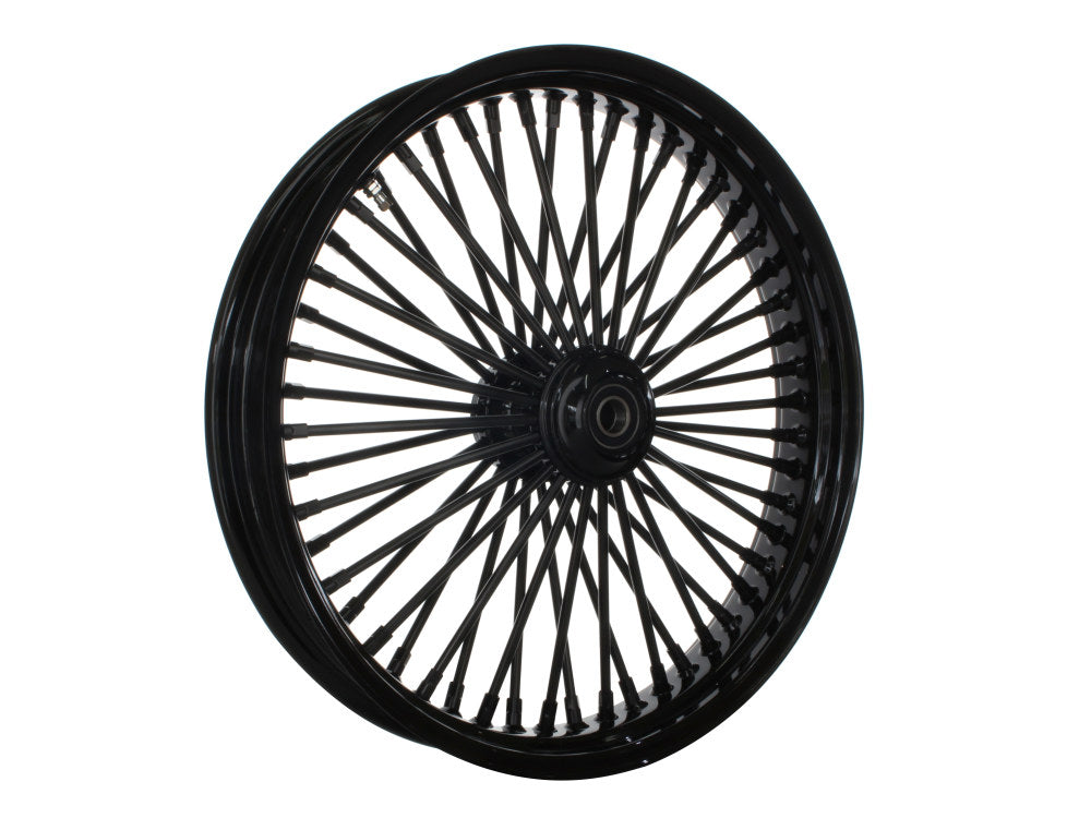 21in. x 3.5in. Mammoth Fat Spoke Front Wheel - Gloss Black. Fits FX Softail 2011-2015. - DNA Specialty