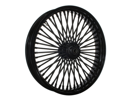 21in. x 3.5in. Mammoth Fat Spoke Front Wheel - Gloss Black. Fits FX Softail 2011-2015. - DNA Specialty