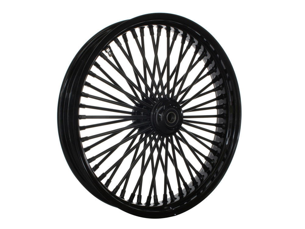21in. x 3.5in. Mammoth Fat Spoke Front Wheel - Gloss Black. Fits Softail Breakout 2013up. - DNA Specialty