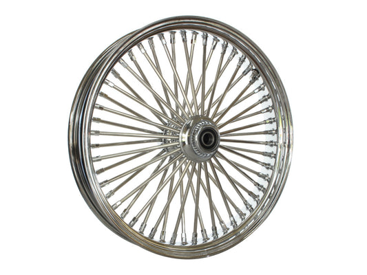 21in. x 3.5in. Mammoth Fat Spoke Front Wheel - Chrome. Fits Softail Heritage 2011up, Deluxe 2011-2020, Slim 2012-2021 & Fatboy 2011-2017 - DNA Specialty
