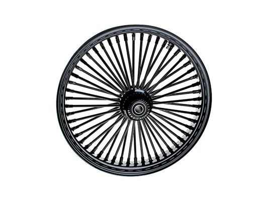 21in. x 3.5in. Mammoth Fat Spoke Front Wheel - Gloss Black. Fits Fatboy 2018up - DNA Specialty