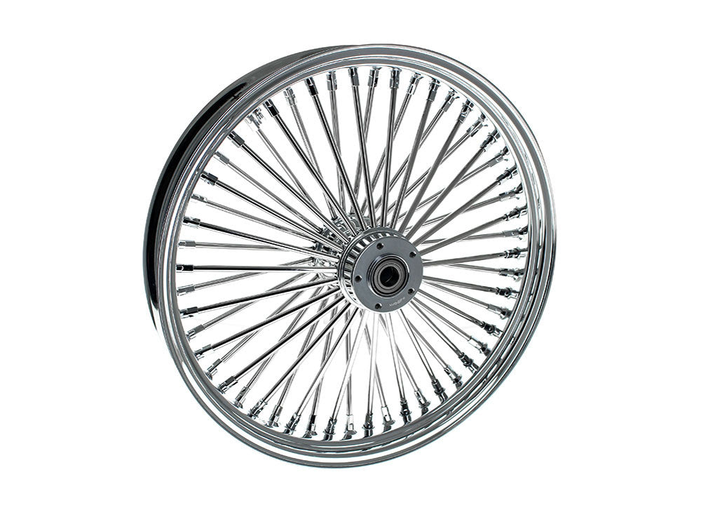 21in. x 3.5in. Mammoth Fat Spoke Front Wheel - Chrome. Fits Touring 2008up - DNA Specialty