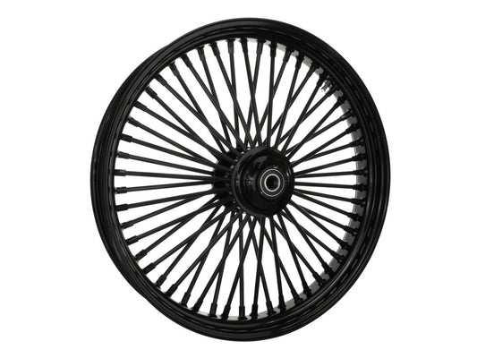 23in. x 3.5in. Mammoth Fat Spoke Front Wheel - Gloss Black. Fits Softail Heritage 2011up, Deluxe 2011-2020, Slim 2012-2021 & Fatboy 2011-2017 - DNA Specialty