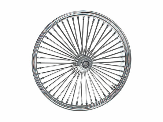 26in. x 3.5in. Mammoth Fat Spoke Front Wheel - Chrome. Fits Softail Heritage 2011up, Deluxe 2011-2020, Slim 2012-2021 & Fatboy 2011-2017 - DNA Specialty