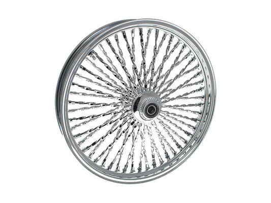 21in. x 3.5in. Cali Fat Spoke Front Wheel - Chrome. Fits Softail Heritage 2011up, Deluxe 2011-2020, Slim 2012-2021 & Fatboy 2011-2017 - DNA Specialty
