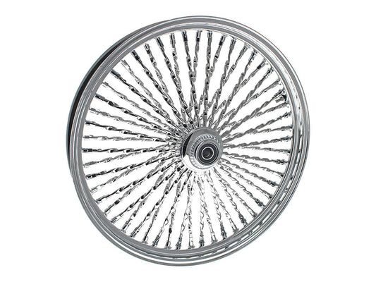 23in. x 3.5in. Cali Fat Spoke Front Wheel - Chrome. Fits Softail Heritage 2011up, Deluxe 2011-2020, Slim 2012-2021 & Fatboy 2011-2017 - DNA Specialty