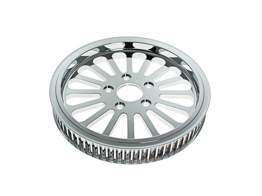 65 Tooth x 1-1/2in. Wide SS2 Pulley - Chrome. Fits Pre 2000 Tapered Bearing Wheel - DNA Specialty
