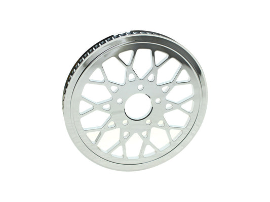 66 Tooth x 1in. Wide Mesh Pulley - Chrome. - DNA Specialty