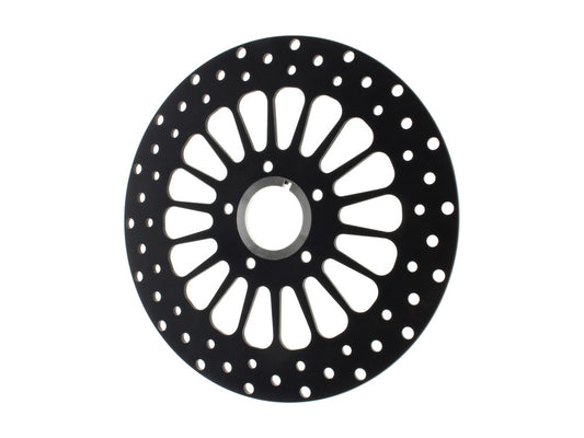 11.5in. Front Super Spoke SS2 Disc Rotor - Black. Fits Big Twin & Sportster 2000-2014 - DNA Specialty