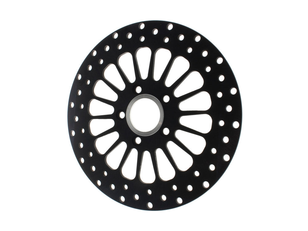 11.5in. Rear Super Spoke SS2 Disc Rotor - Black. Fits Big Twin 2000up & Sportster 2000-2010 - DNA Specialty
