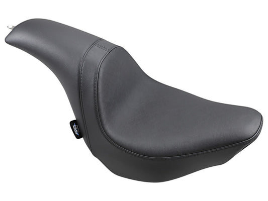 Predator Dual Seat - Smooth Black. Fits Fat Boy 2018up & Breakout 2023up - Drag Specialties