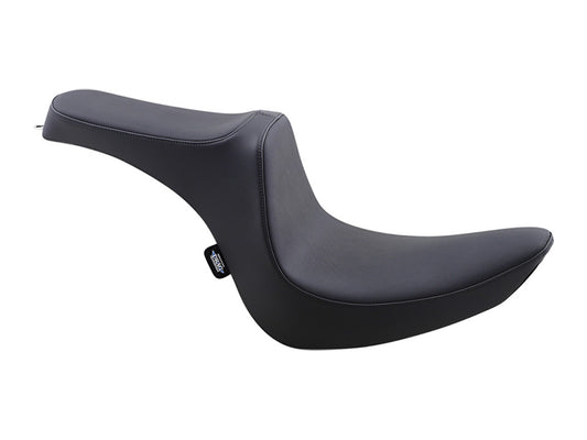 Predator 3 Dual Seat - Smooth Black. Fits Softail 2006-2017 with OEM 200 Rear Tyre - Drag Specialties