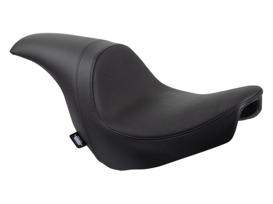 Performance Predator Dual Seat - Smooth Black. Fits Sport Glide & Low Rider 2018up, Low Rider S 2020up & Low Rider ST 2022up - Drag Specialties