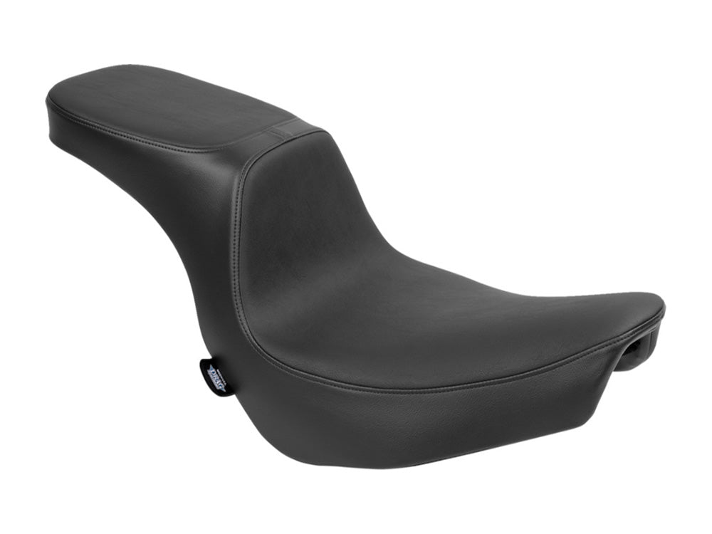Performance Predator 2up Dual Seat - Smooth Black. Fits Sport Glide & Low Rider 2018up, Low Rider S 2020up & Low Rider ST 2022up - Drag Specialties