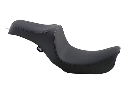 Predator 3 Dual Seat - Smooth Black. Fits Dyna 2006-2017 - Drag Specialties